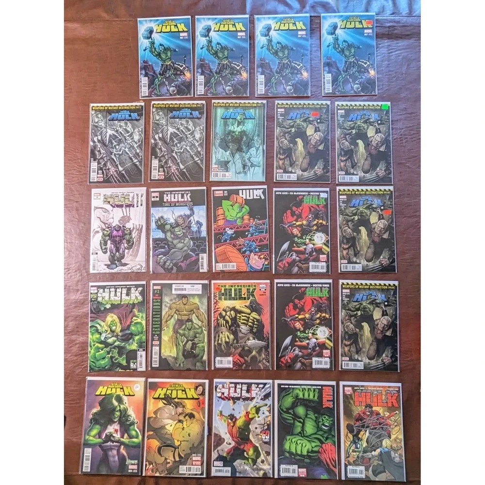 Hulk Variant Cover Comic Lot x24 Marvel Comics 2000s–2010s NM Range As Pictured - Picture 1 of 8
